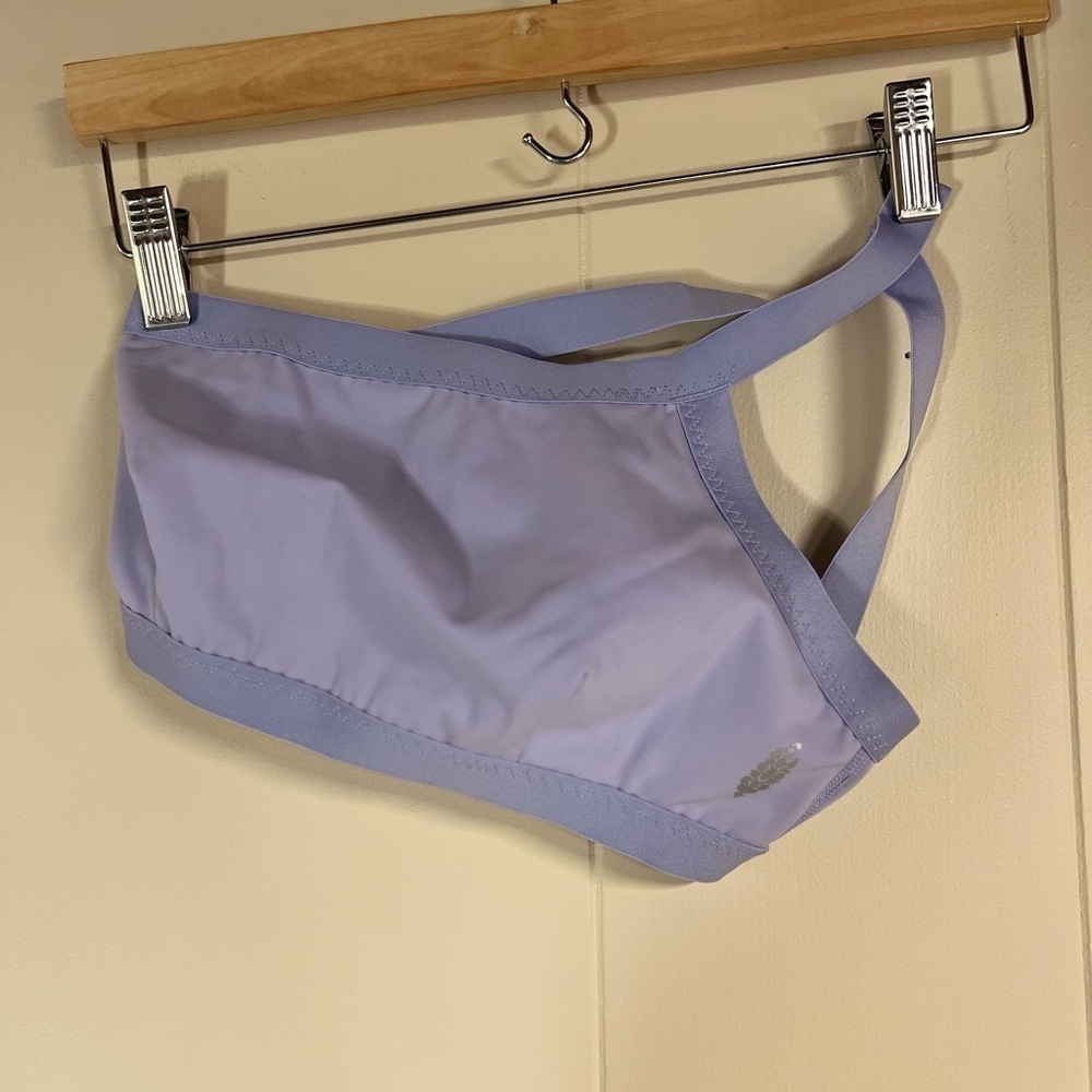 Free‎ people cage back lilac sports bra